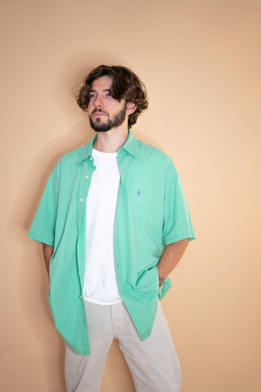 Chemise Ralph Lauren Homme 1115 - VERT - XL - amifrip - Friperie en ligne et vêtements vintage