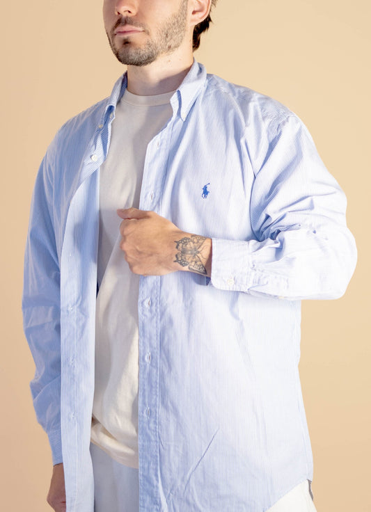 Chemise Ralph Lauren Homme 866 - BLEU - L - amifrip - Friperie en ligne et vêtements vintage