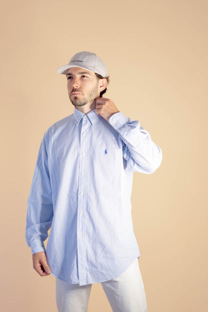 Chemise Ralph Lauren Homme 866 - BLEU - L - amifrip - Friperie en ligne et vêtements vintage