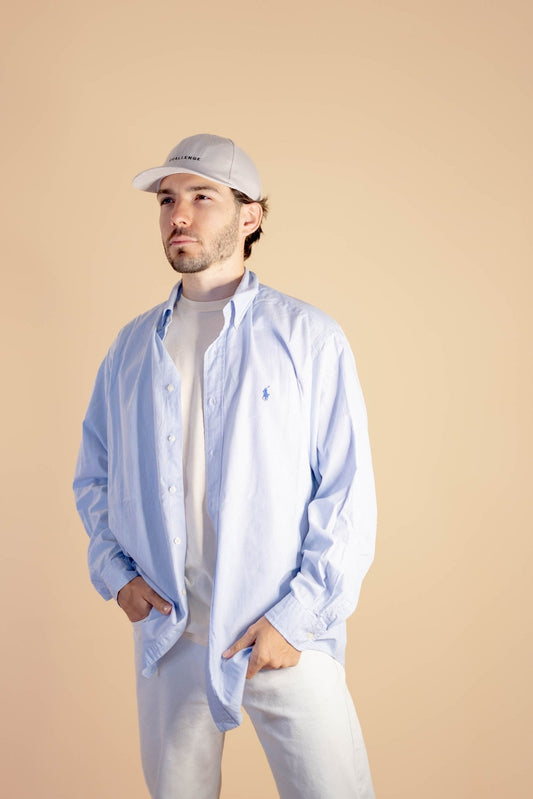 Chemise Ralph Lauren Homme 866 - BLEU - L - amifrip - Friperie en ligne et vêtements vintage