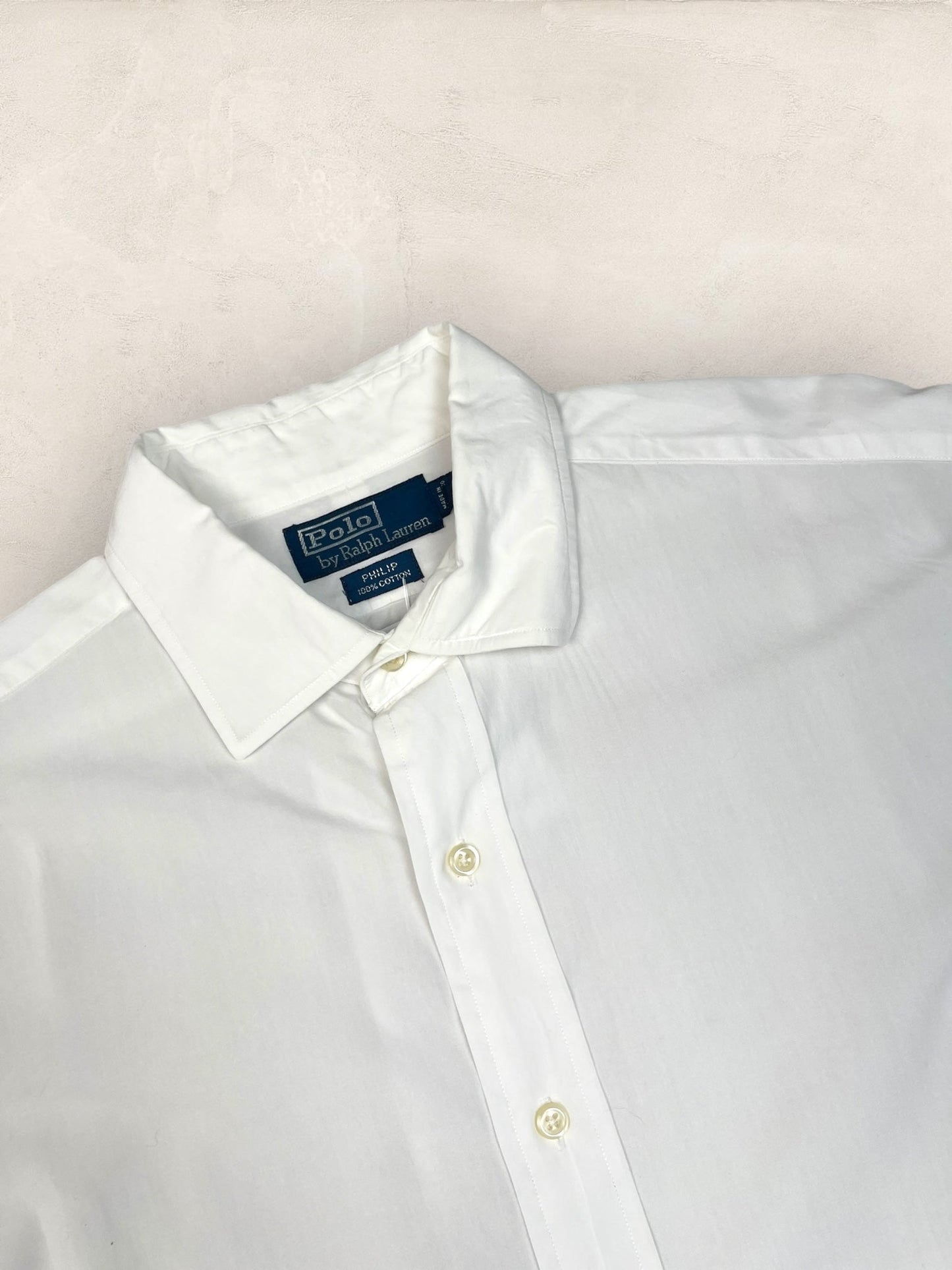 Chemise Ralph Lauren Homme Blanc L en Coton Ref:2781 - BLANC - L - amifrip