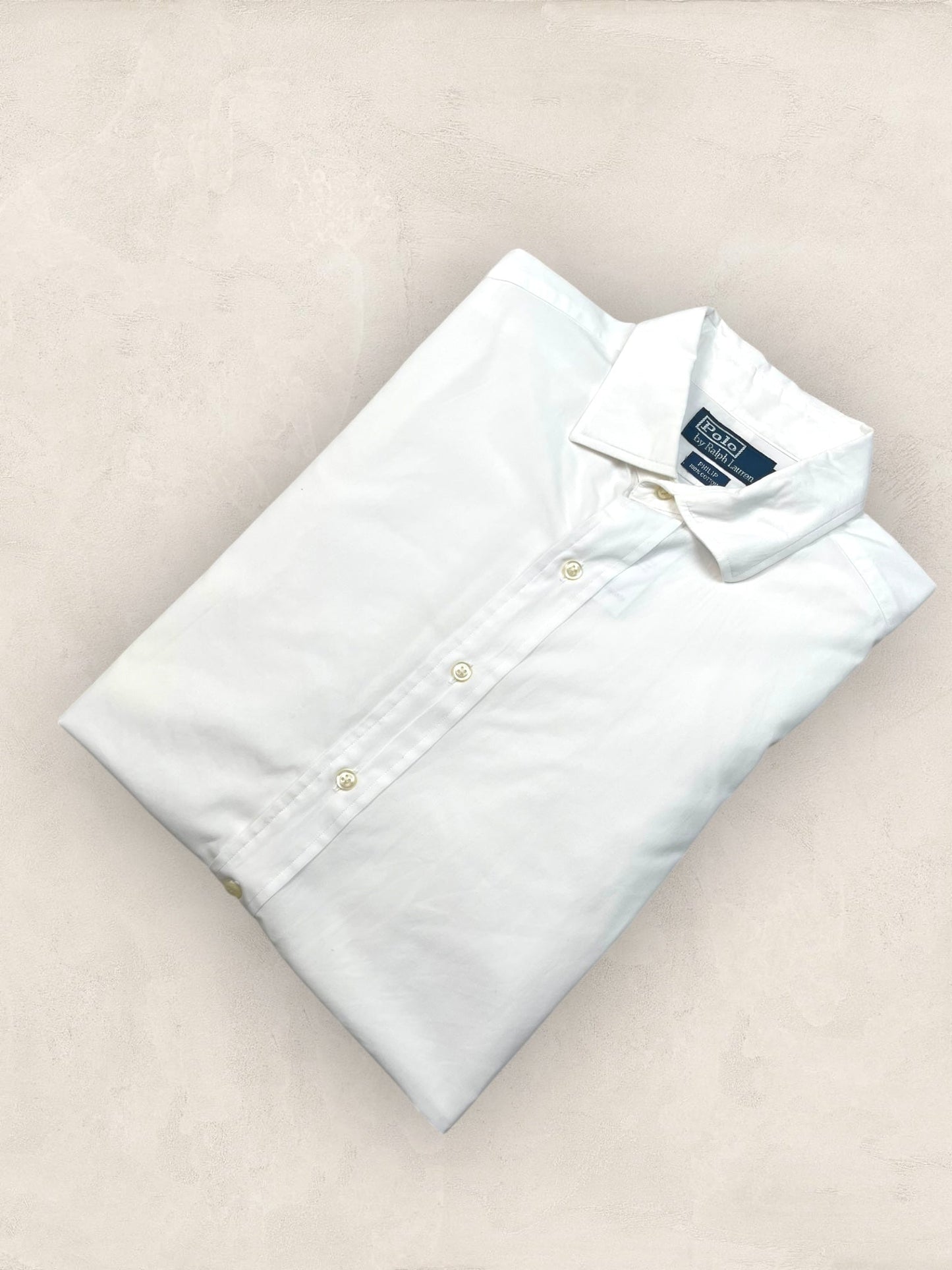 Chemise Ralph Lauren Homme Blanc L en Coton Ref:2781 - BLANC - L - amifrip
