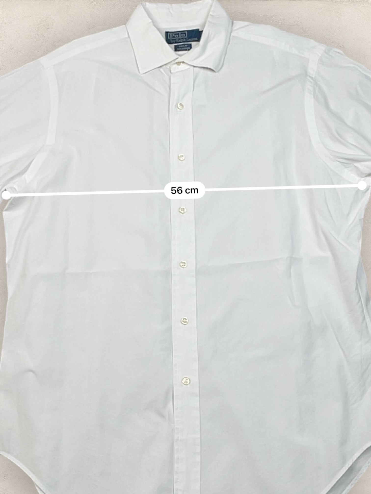 Chemise Ralph Lauren Homme Blanc L en Coton Ref:2781 - BLANC - L - amifrip