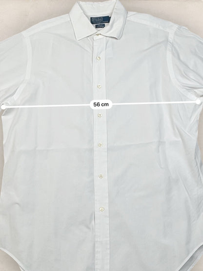 Chemise Ralph Lauren Homme Blanc L en Coton Ref:2781 - BLANC - L - amifrip