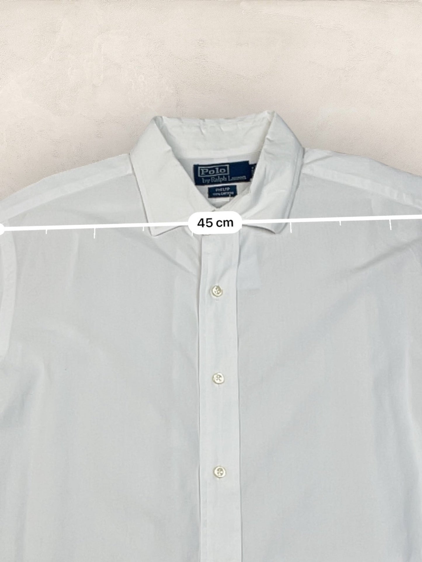 Chemise Ralph Lauren Homme Blanc L en Coton Ref:2781 - BLANC - L - amifrip