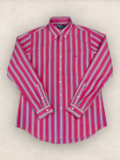 Chemise Ralph Lauren Rose L Homme Ref: 2725 - Rose - L - amifrip - Friperie en ligne et vêtements vintage