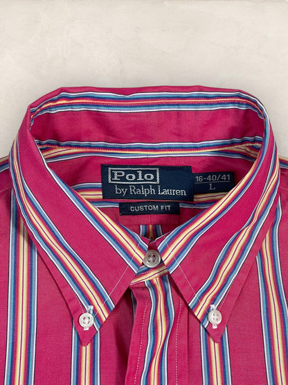 Chemise Ralph Lauren Rose L Homme Ref: 2725 - Rose - L - amifrip - Friperie en ligne et vêtements vintage