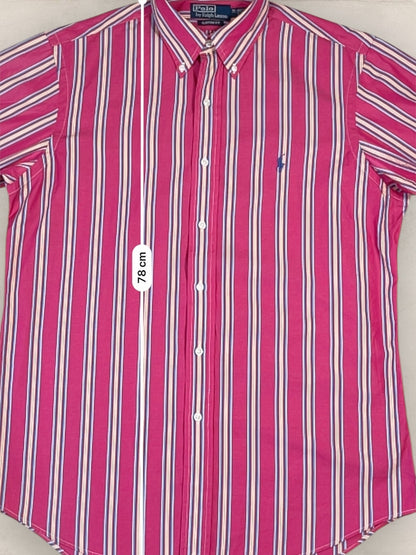 Chemise Ralph Lauren Rose L Homme Ref: 2725 - Rose - L - amifrip - Friperie en ligne et vêtements vintage