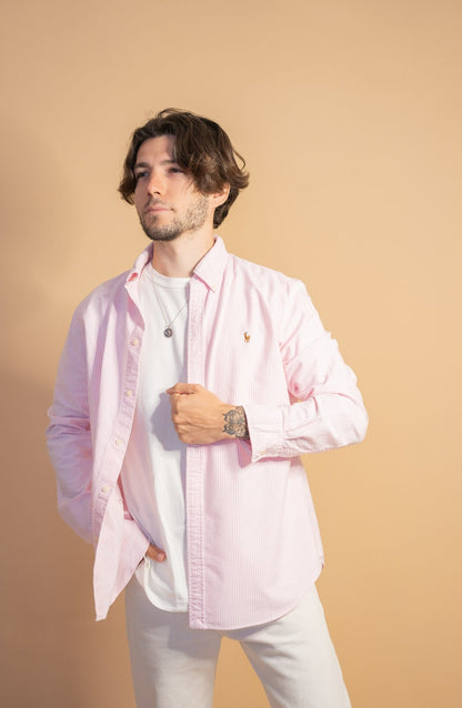 Chemise Rose Ralph Lauren Homme 1000 - ROSE - XL - amifrip - Friperie en ligne et vêtements vintage