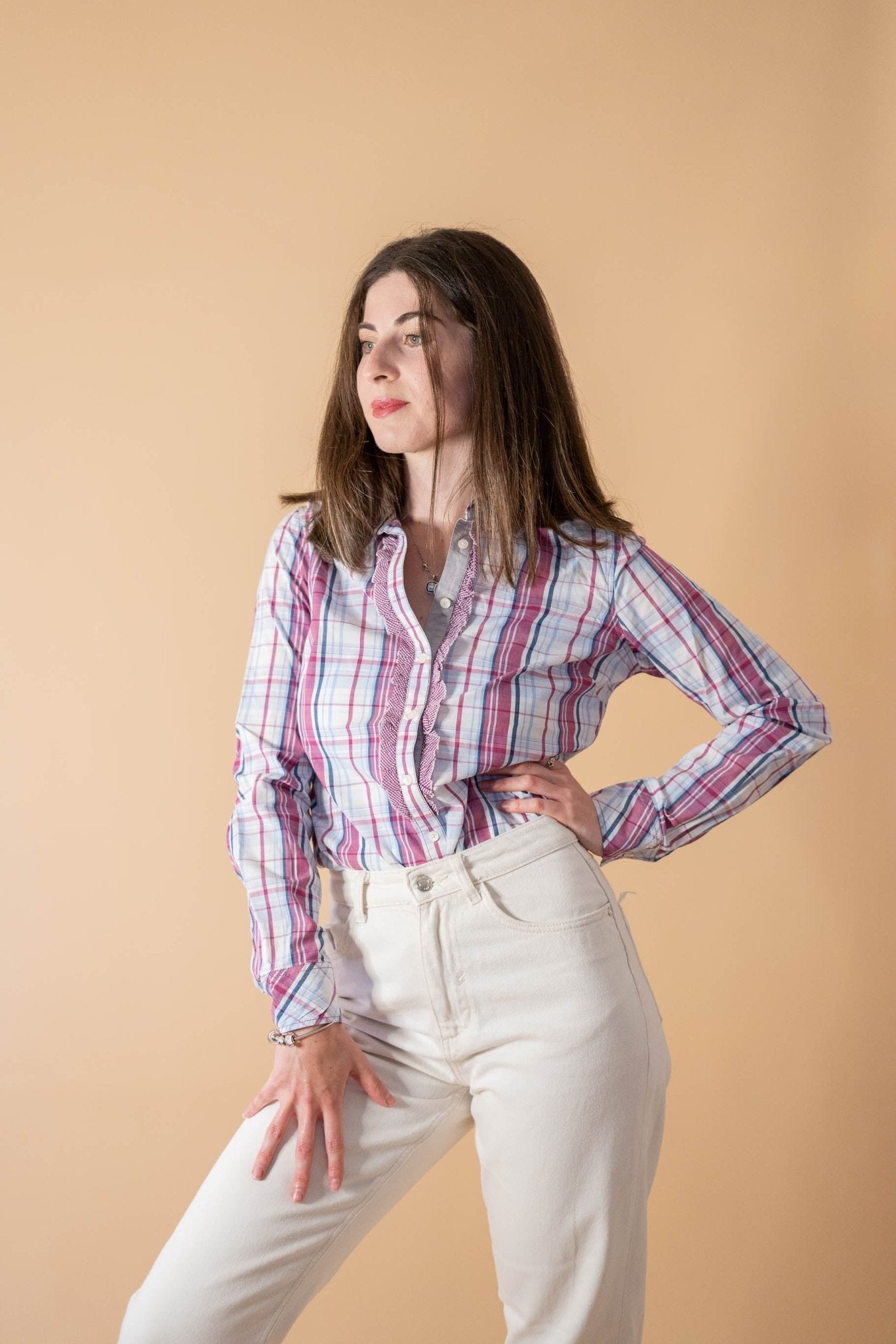 Chemise Tommy Hilfiger Femme 680 - ROSE - M - amifrip - Friperie en ligne et vêtements vintage