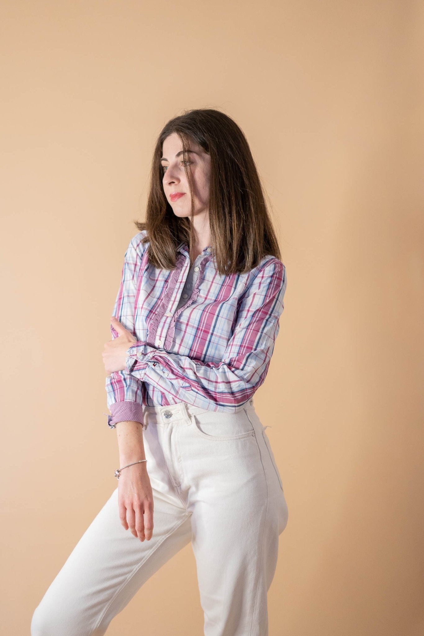 Chemise Tommy Hilfiger Femme 680 - ROSE - M - amifrip - Friperie en ligne et vêtements vintage