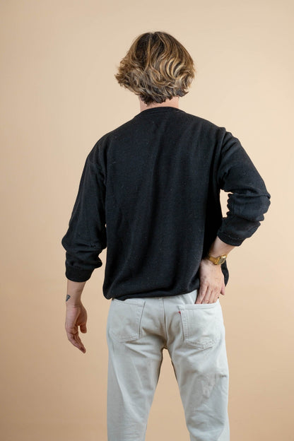 Crew Neck Lacoste ref: 1235 - NOIR - XL - amifrip - Friperie en ligne et vêtements vintage