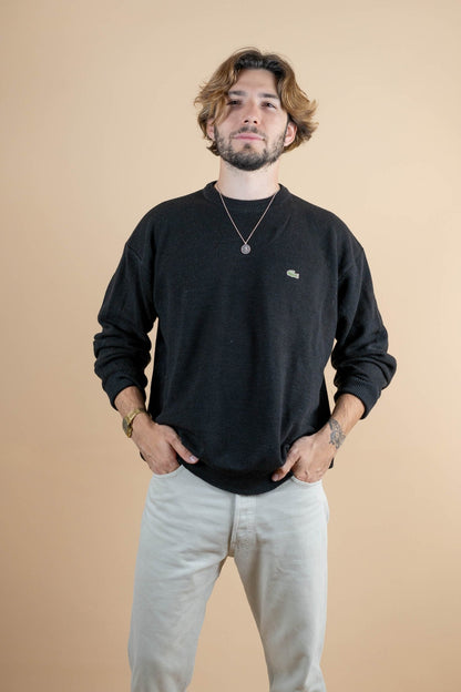 Crew Neck Lacoste ref: 1235 - NOIR - XL - amifrip - Friperie en ligne et vêtements vintage