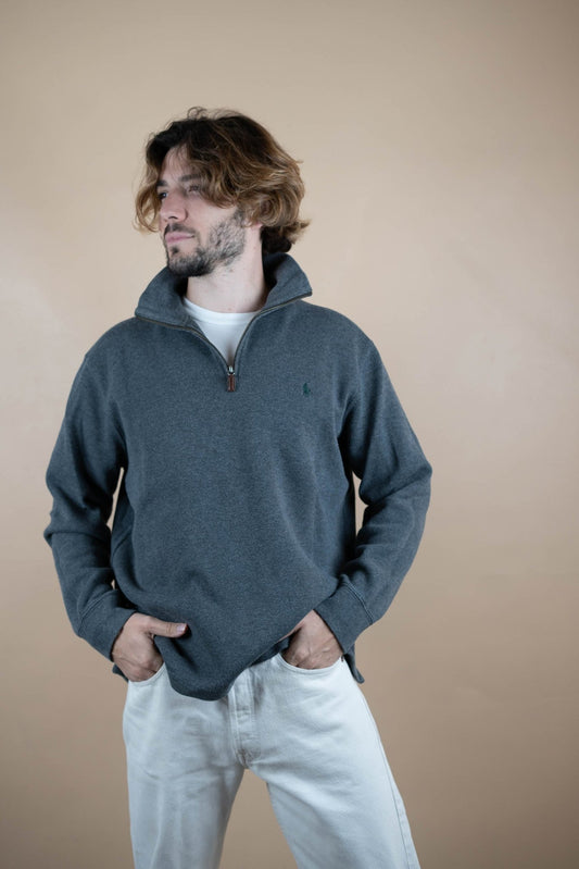 Crew Neck Ralph Lauren ref: 1595 - GRIS - L - amifrip - Friperie en ligne et vêtements vintage