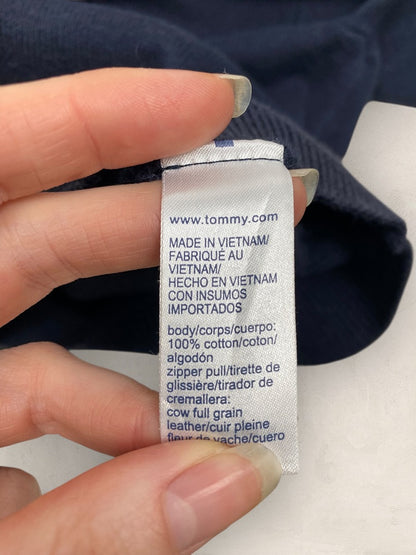 Pull 1/4 zip, Demi-zip Tommy Hilfiger - homme Xs - Bleu marine - Très bon état - Ts0143