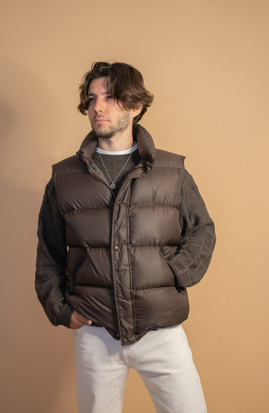 Doudoune Marron Ralph Lauren Homme 484 - MARRON - L - amifrip - Friperie en ligne et vêtements vintage