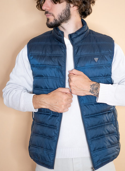 Doudoune sans manches Guess 1186 - BLEU - L - amifrip - Friperie en ligne et vêtements vintage