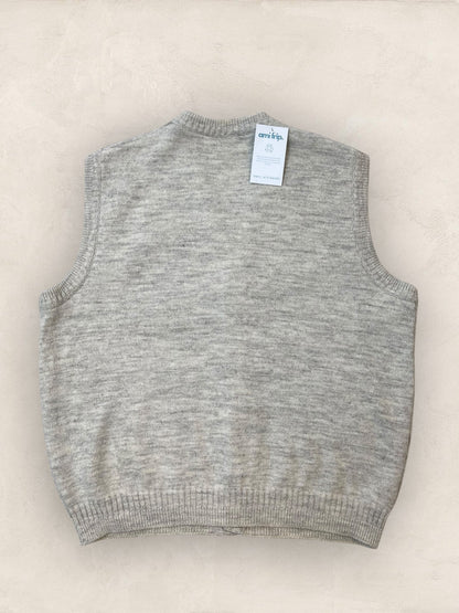 Gilet sans manches Homme Lacoste 50% Laine Gris M Ref:3980 - Gris - M - amifrip