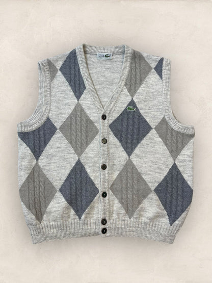 Gilet sans manches Homme Lacoste 50% Laine Gris M Ref:3980 - Gris - M - amifrip