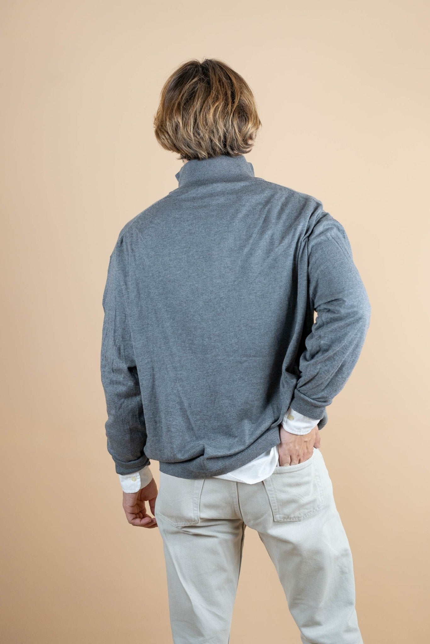 Half Zip Lacoste ref: 1262 - GRIS - XXXL - amifrip - Friperie en ligne et vêtements vintage