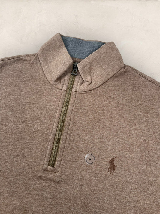 Half - zip Neuf Ralph Lauren Ref: 473 - MARRON - S - amifrip - Friperie en ligne et vêtements vintage