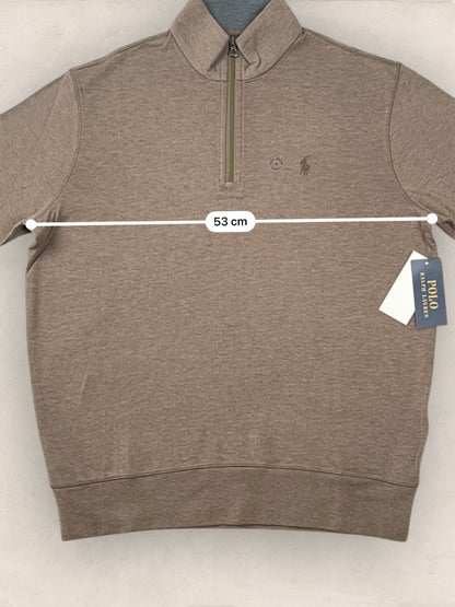 Half - zip Neuf Ralph Lauren Ref: 473 - MARRON - S - amifrip - Friperie en ligne et vêtements vintage