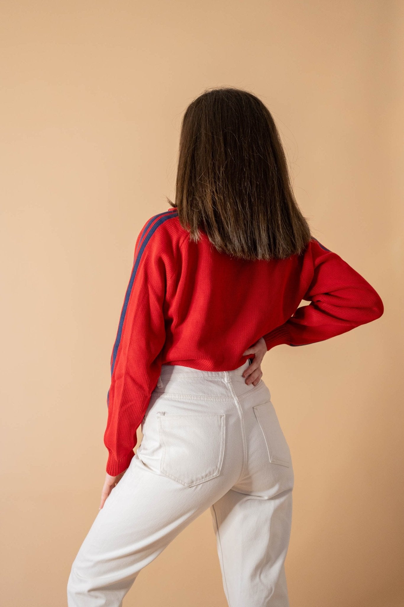 Half - zip Ralph Lauren Femme 325 - ROUGE - S - amifrip - Friperie en ligne et vêtements vintage