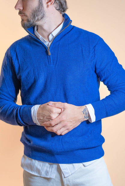 Half - Zip Ralph Lauren Homme 133 - BLEU - M - amifrip - Friperie en ligne et vêtements vintage
