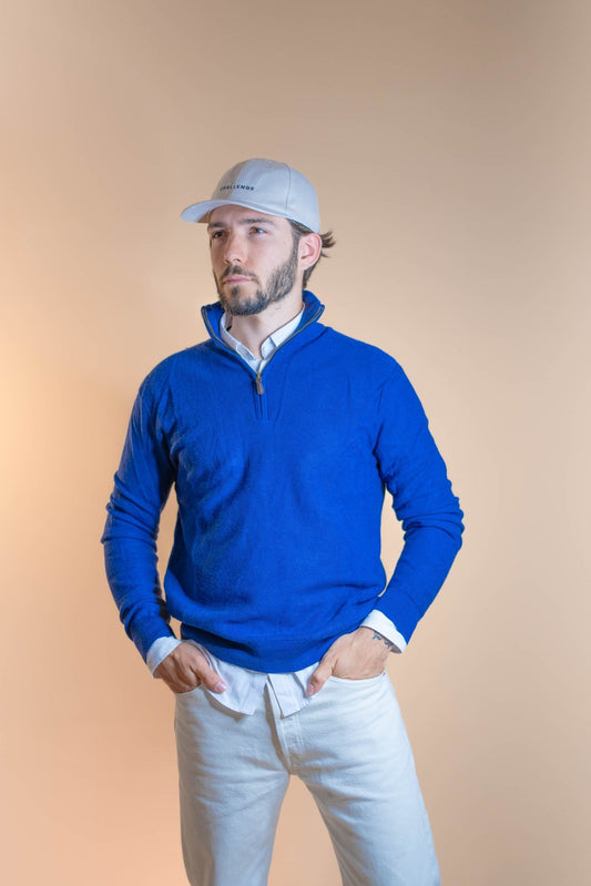 Half - Zip Ralph Lauren Homme 133 - BLEU - M - amifrip - Friperie en ligne et vêtements vintage