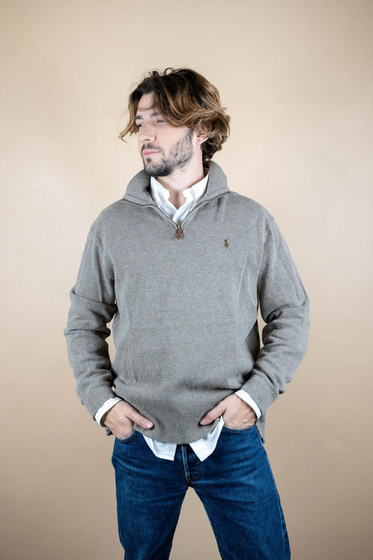 Half Zip Ralph Lauren ref: 1547 - BEIGE - L - amifrip - Friperie en ligne et vêtements vintage