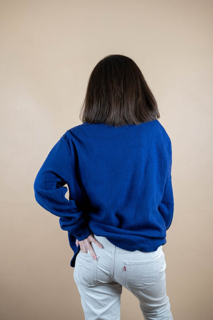 Half Zip Ralph Lauren ref: 1549 - BLEU - XL - amifrip - Friperie en ligne et vêtements vintage