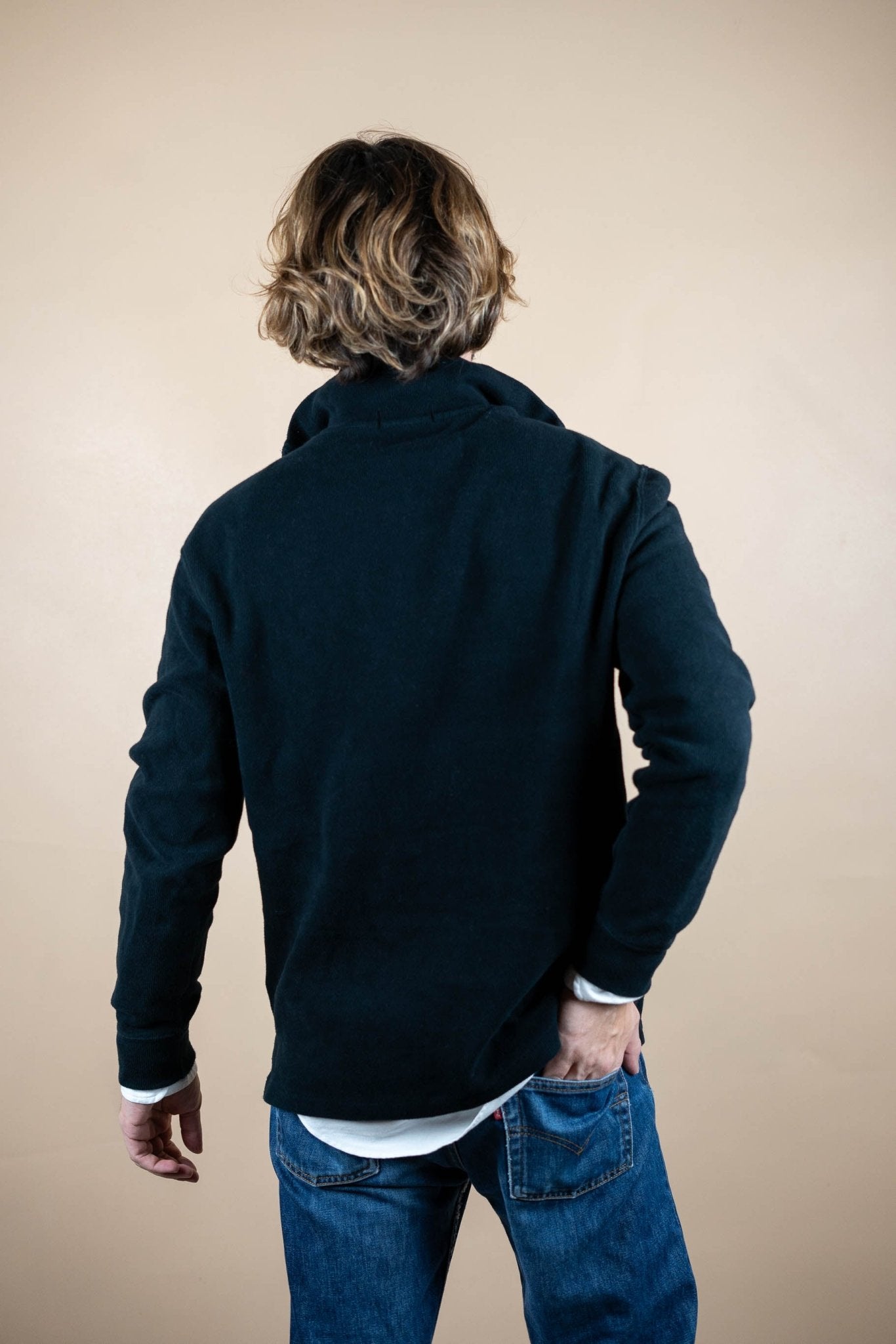 Half Zip Ralph Lauren ref: 1555 - NOIR - S - amifrip - Friperie en ligne et vêtements vintage