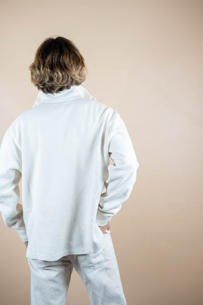 Half Zip Ralph Lauren ref: 1588 - BLANC - L - amifrip - Friperie en ligne et vêtements vintage
