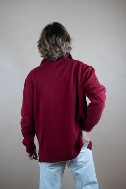 Half Zip Ralph Lauren ref: 1591 - ROUGE - L - amifrip - Friperie en ligne et vêtements vintage