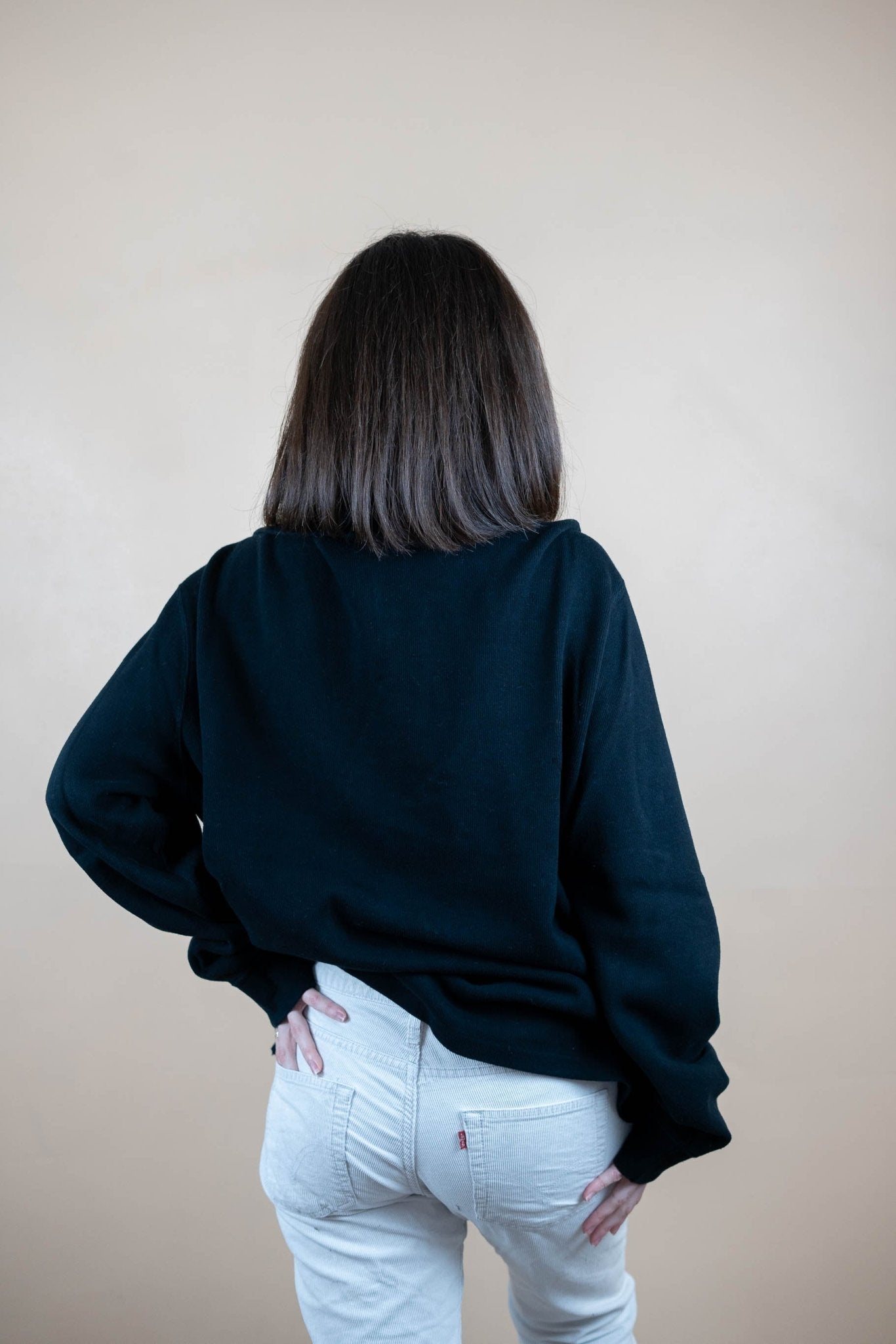 Half Zip Ralph Lauren ref: 1598 - BLEU MARINE - XL - amifrip - Friperie en ligne et vêtements vintage
