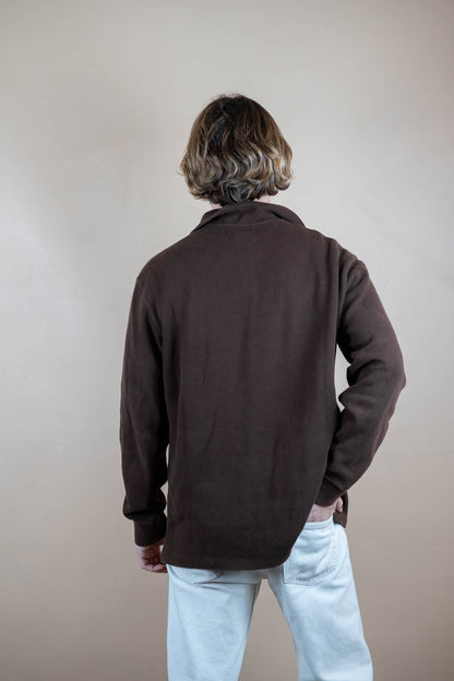 Half Zip Ralph Lauren ref: 1599 - MARRON - L - amifrip - Friperie en ligne et vêtements vintage