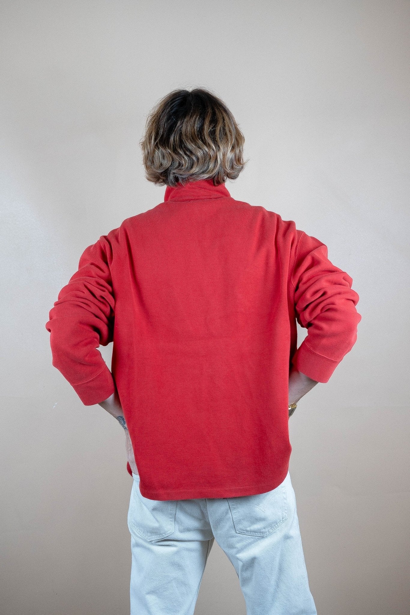 Half Zip Ralph Lauren ref: 1601 - ROUGE - XL - amifrip - Friperie en ligne et vêtements vintage