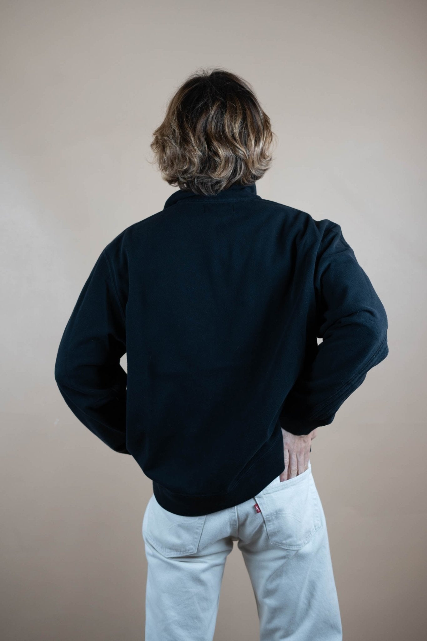 Half Zip Ralph Lauren ref: 1603 - NOIR - L - amifrip - Friperie en ligne et vêtements vintage