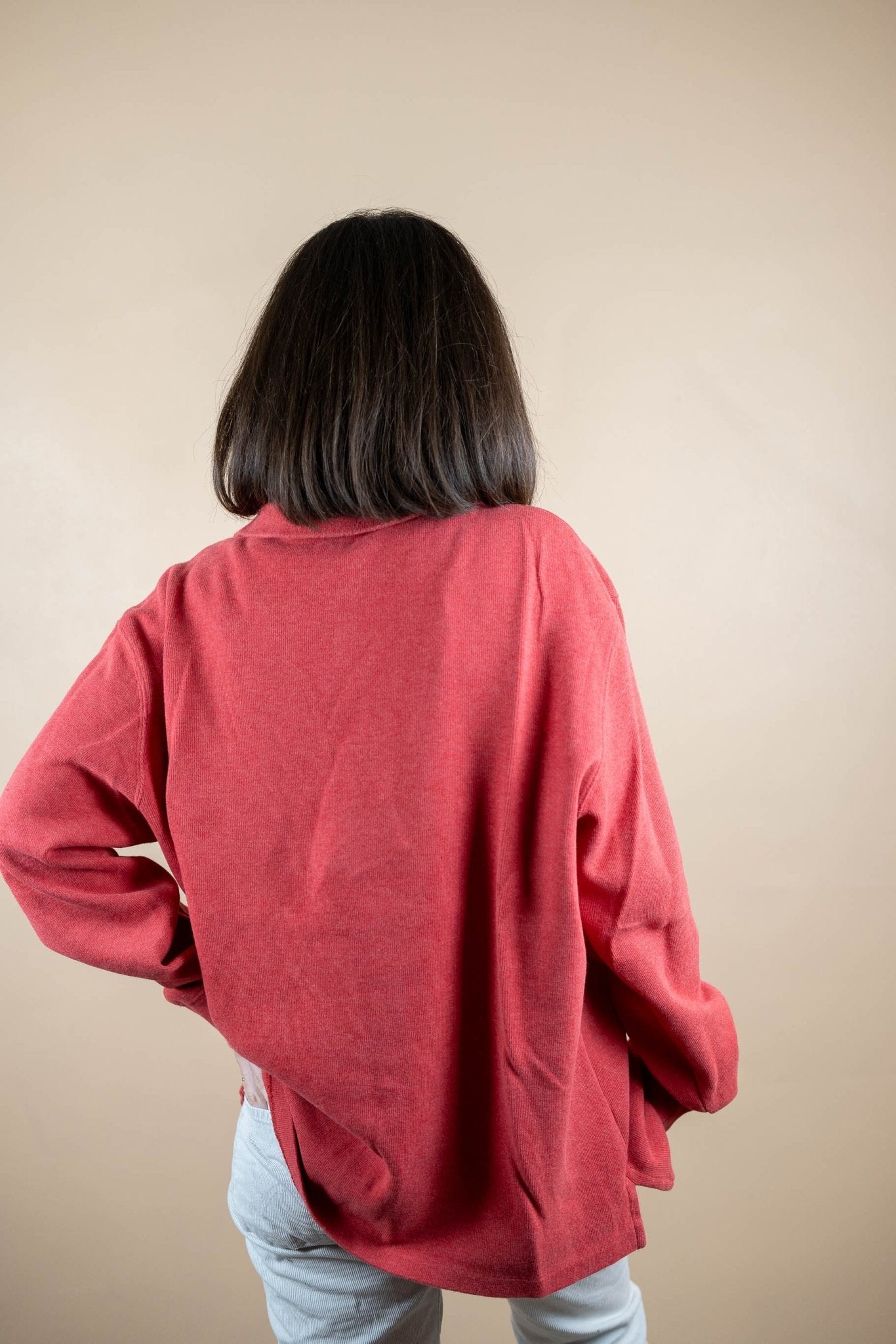 Half Zip Ralph Lauren ref: 1609 - CORAIL - L - amifrip - Friperie en ligne et vêtements vintage