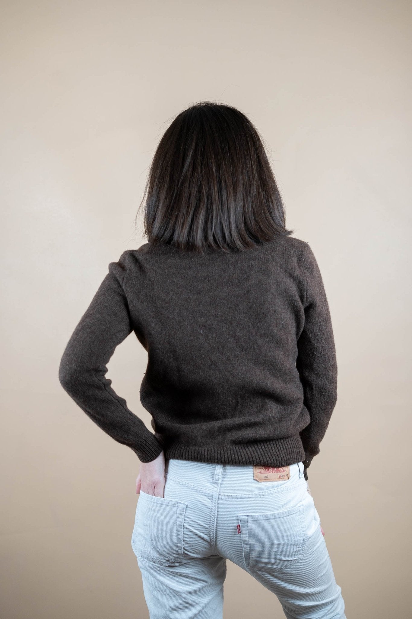 Half Zip Ralph Lauren ref: 1724 - MARRON - S - amifrip - Friperie en ligne et vêtements vintage
