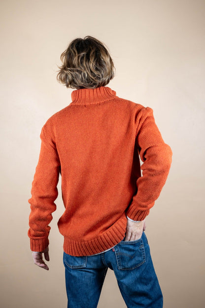 Half Zip Ralph Lauren ref: 1740 - ORANGE - M - amifrip - Friperie en ligne et vêtements vintage