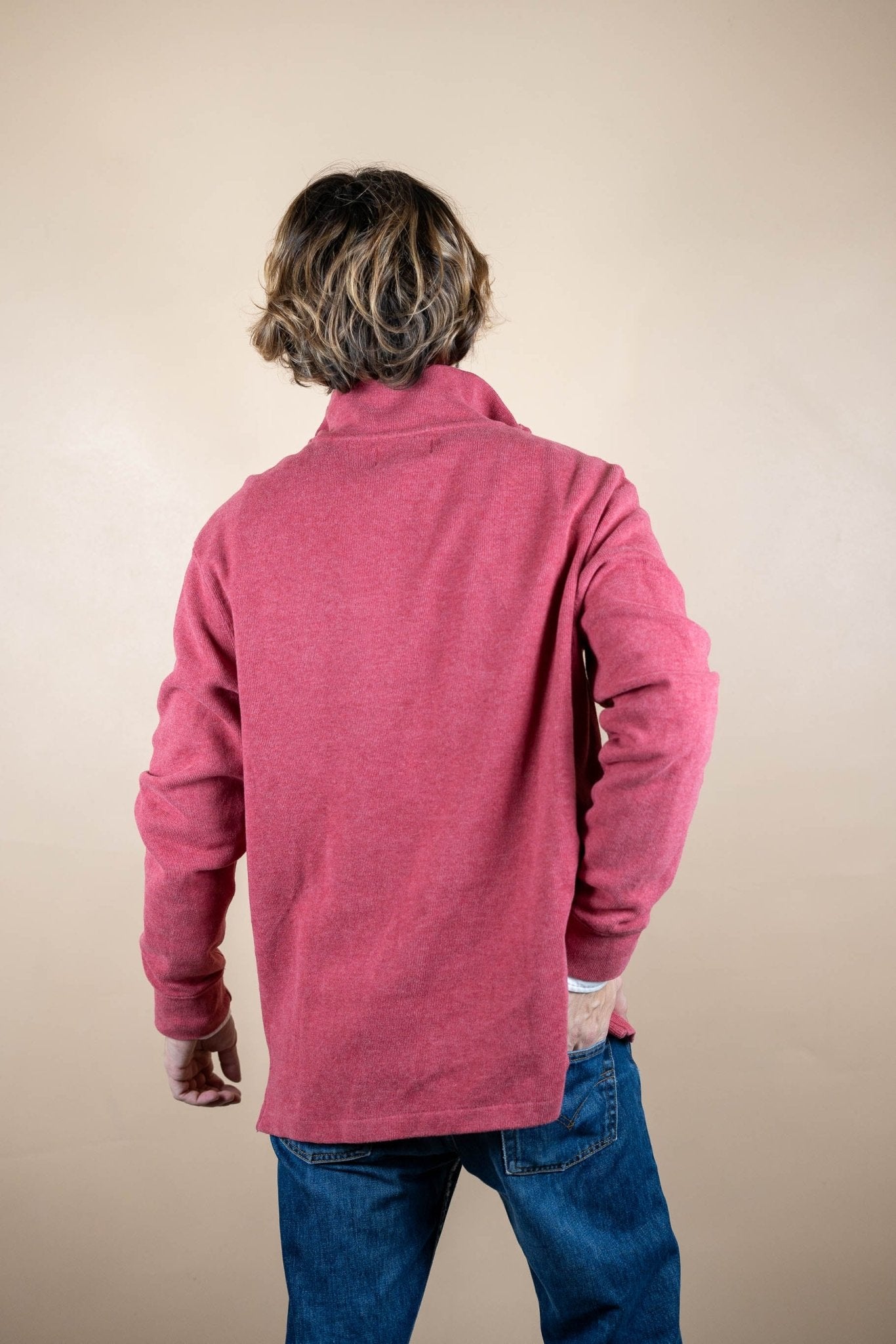 Half Zip Ralph Lauren ref: 1745 - Corail - L - amifrip - Friperie en ligne et vêtements vintage