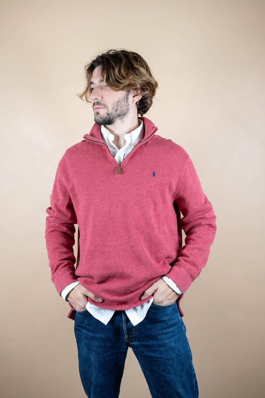 Half Zip Ralph Lauren ref: 1745 - Corail - L - amifrip - Friperie en ligne et vêtements vintage
