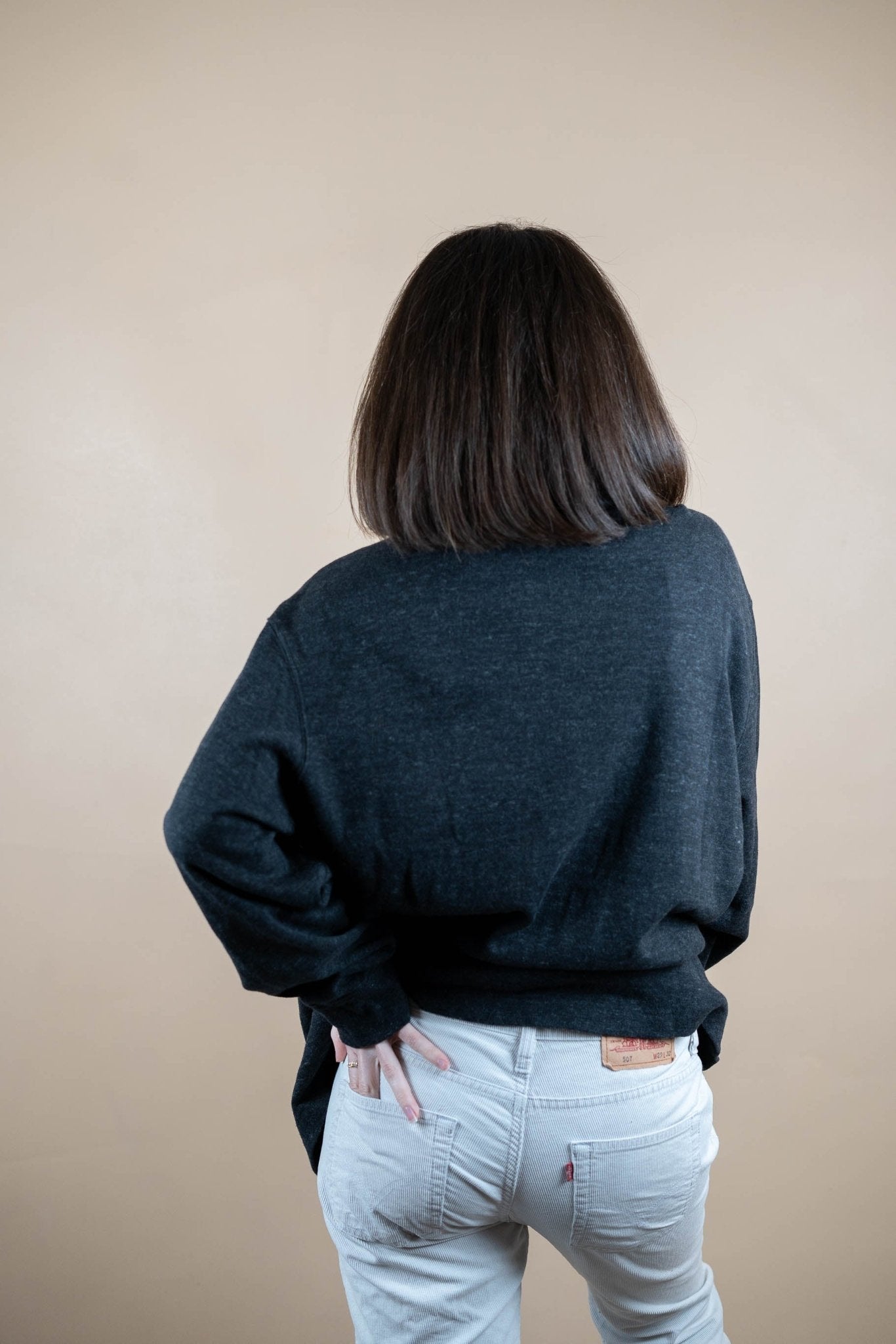 Half Zip Ralph Lauren ref: 1747 - GRIS - XL - amifrip - Friperie en ligne et vêtements vintage