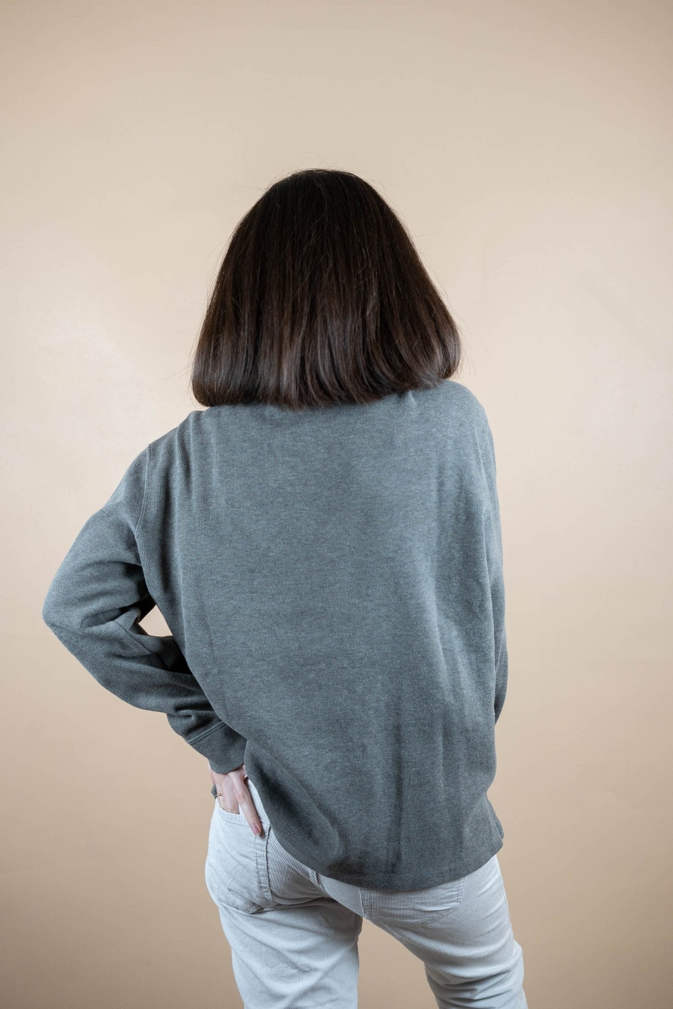 Half Zip Ralph Lauren ref: 1755 - GRIS - L - amifrip - Friperie en ligne et vêtements vintage