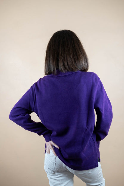 Half Zip Ralph Lauren ref: 1756 - VIOLET - M - amifrip - Friperie en ligne et vêtements vintage