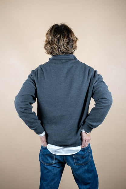 Half Zip Ralph Lauren ref: 1758 - GRIS - XL - amifrip - Friperie en ligne et vêtements vintage