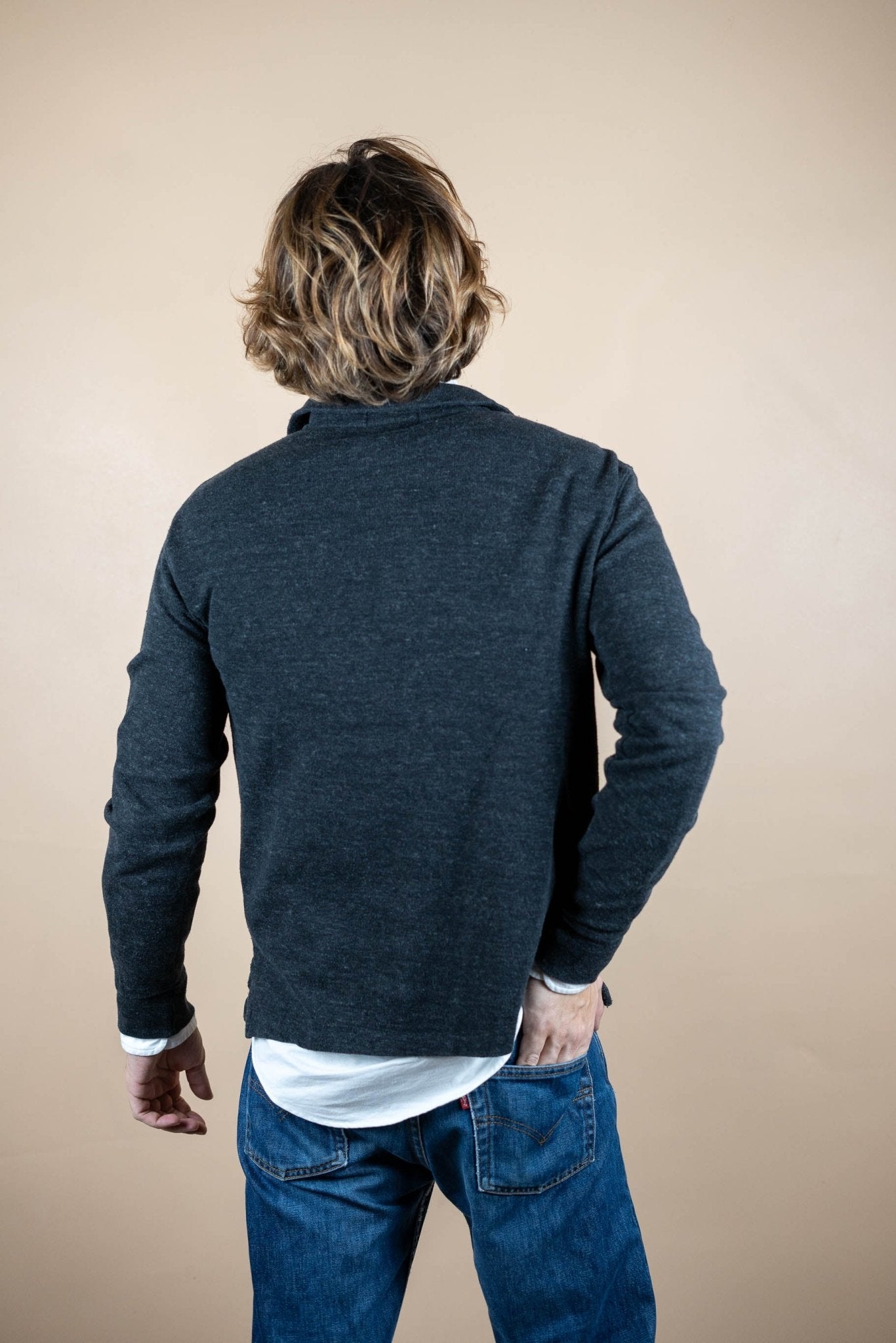 Half Zip Ralph Lauren ref: 1761 - GRIS - S - amifrip - Friperie en ligne et vêtements vintage