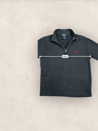 Half - zip Ralph Lauren Ref: 2613 - NOIR - S - amifrip - Friperie en ligne et vêtements vintage