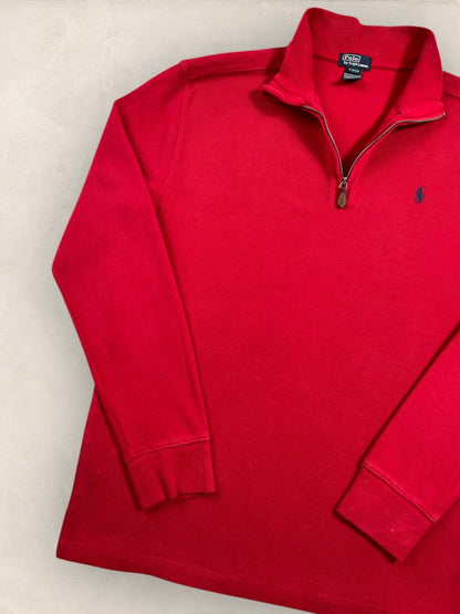 Half - zip Ralph Lauren Ref: 2641 - ROUGE - M - amifrip - Friperie en ligne et vêtements vintage